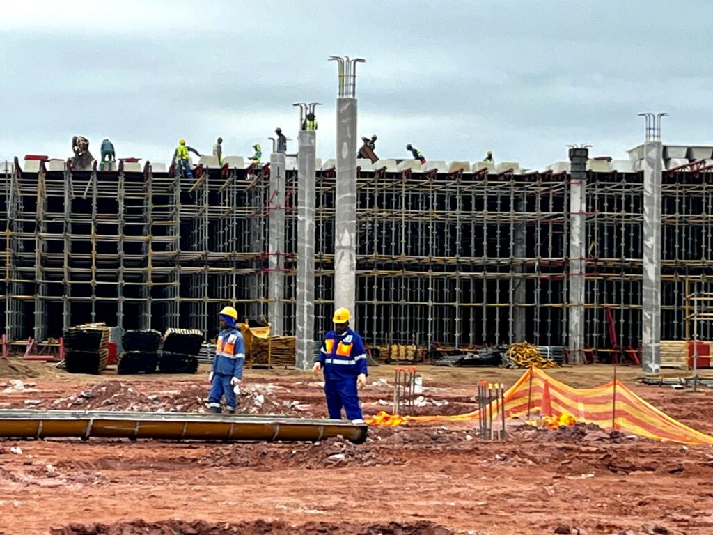 Level 2 Concrete Slab Pouring
