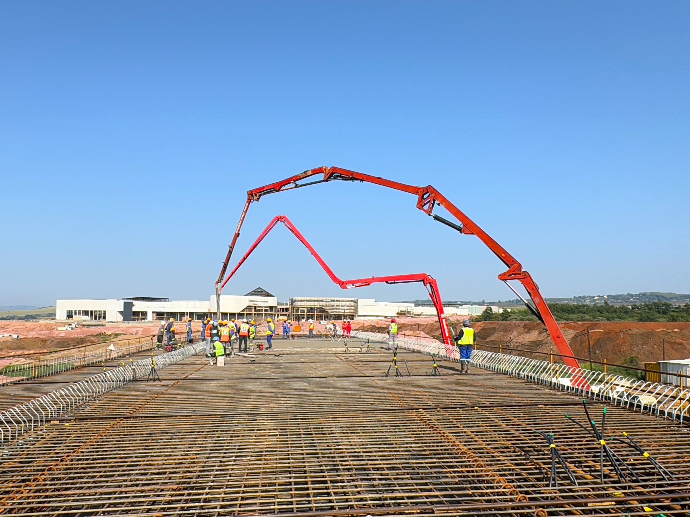 First Bridge Concrete Pour