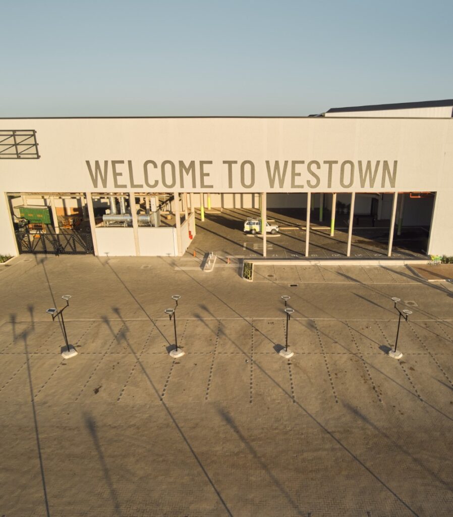 The Westown public transport hub - April 2025